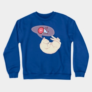 Cat dreaming Crewneck Sweatshirt